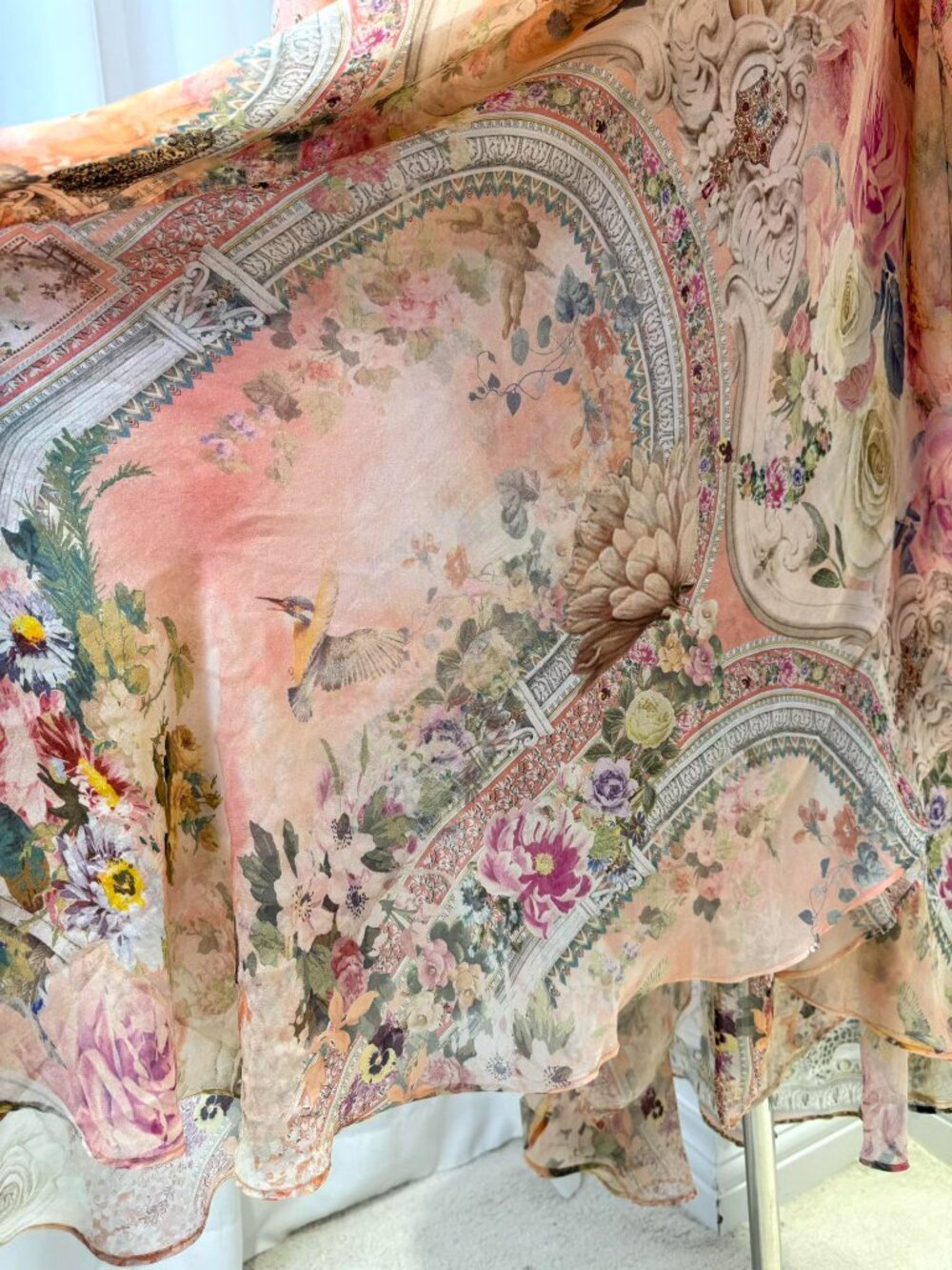 Zimmermann Boho Paisley Midi Dress in Multicolor - Picture 9 of 13